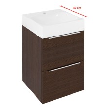 Sapho EM040-1616 EMONA szafka umywalkowa 394x55x39cm sosna rustykalna