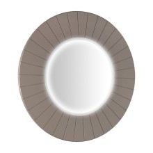 Sapho LR750-4343S LUMIRO STRIP okrągłe lustro z oświetleniem LED w ramie średnica 75cm agila