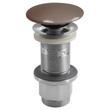 Sapho AS915 Korek umywalkowy 5/4'' klik-klak betonowy grzybek 10-80mm ciemnobrązowy półpołysk