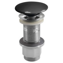 Sapho AS916 Korek umywalkowy 5/4'' klik-klak betonowy grzybek 10-80mm antracyt półpołysk