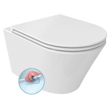 Sapho PZ1012SH PACO SHORT wc wiszące Rimless 36x475cm biały