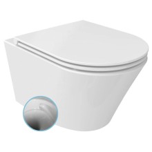 Sapho PZ1012V PACO wc wiszące Vortex Rimless 36x53cm biały