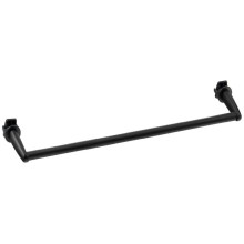 Aqualine IDR-50B Wieszak na ręczniki na grzejnik 46cm prosty czarny mat