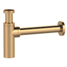 Sapho SI519D Syfon umywalkowy 5/4" odpływ 32mm okrągły złoto mat