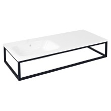 Sapho SKA820 SKA konsola pod umywalkę/blat 1197x22x51cm czarny mat