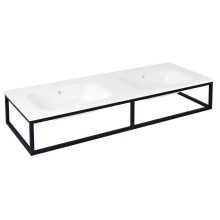 Sapho SKA840 SKA konsola pod umywalkę/blat 140x22x51cm czarny mat