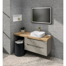 Sapho KSET-091 WAVE 80 zestaw łazienkowy agila/dąb Rover