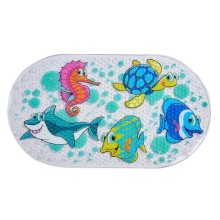 Aqualine 8532 SEA dywanik antypoślizgowy do kabiny pryszn. 69x39cm PCV multi color
