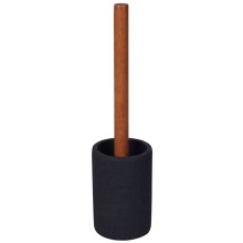 Sapho 8572 CRAFT szczotka wc do postawienia acacia/czarny