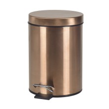 Sapho XJ011PG X-ROUND COPPER kosz na śmieci 3l miedź mat