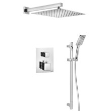 Sapho 1102-32-21 Zestaw prysznicowy z baterią podtynkową termostat 2 wyjścia box podtynkowy chrom