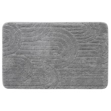 Aqualine NI8593 RIST dywanik łazienkowy 50x80cm 100% polyester antypoślizgowa szary