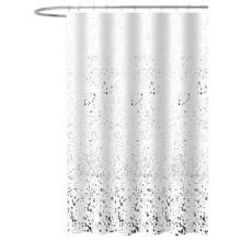 Aqualine ZV042 Zasłona prysznicowa 180x180cm polyester biały kaňky