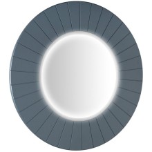 Sapho LR950-4242S LUMIRO STRIP okrągłe lustro z oświetleniem LED w ramie średnica 90cm siena