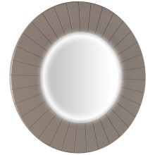 Sapho LR950-4343S LUMIRO STRIP okrągłe lustro z oświetleniem LED w ramie średnica 90cm agila