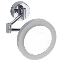 Sapho X-round wiszące lusterko kosmetyczne Led średnica 200mm chrom XR016