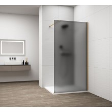Polysan ES1412-04 Esca Gold Matt kabina przysznicowa Walk-In szkło mat dymione 1200 mm