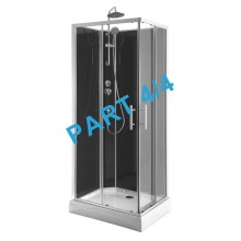 Aqualine 17-020-09-12-00 GRANVIK element 4/4 profil narożny