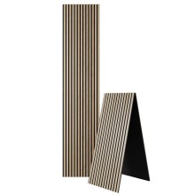 SAMONA 54-240-11-86-12 DELUXE panel akustyczny 2400x520x18mm dąb/czarny