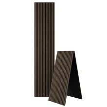 SAMONA 54-240-11-84-12 DELUXE panel akustyczny 2400x520x18mm orzech/czarny
