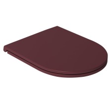 Isvea Infinity Deska wc Soft Close Maroon red mat 40KF0543I-S
