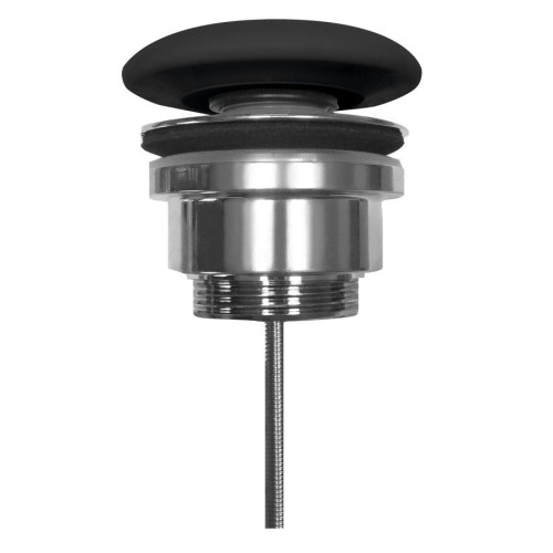 Kerasan 923331 Odplyw umywalkowy 5/4'' click-clack korek ceramiczny 5-65mm czarny mat