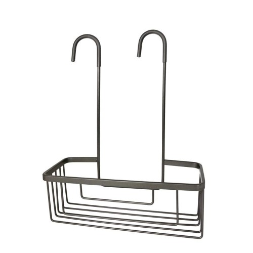 Gedy 248981 SMART półka do kabiny prysznicowej zawieszana na baterii 300x375x120 mm gun metal