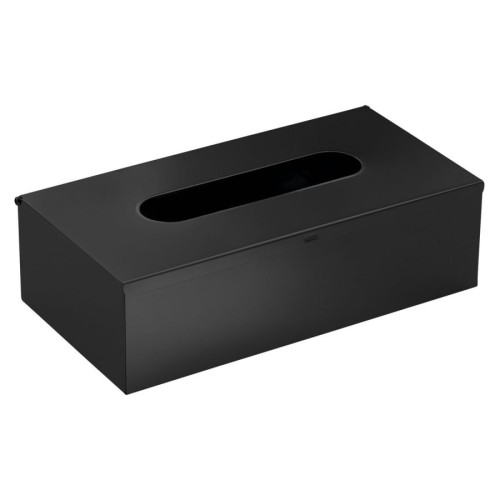 Gedy 230814 Pojemnik na chusteczki higieniczne ścienny 250x75x130 mm czarny mat