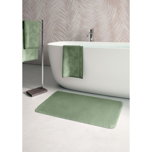 Gedy 96FY100607 FUZZY dywanik lazienkowy 60x100cm 100% polyester antypoślizgowa zielony