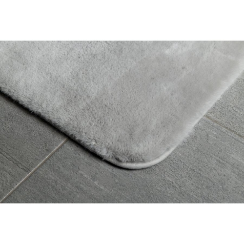 Gedy 96FY100608 FUZZY dywanik łazienkowy 60x100cm 100% polyester antypoślizgowa szary