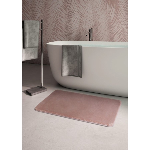 Gedy 96FY100610 FUZZY dywanik łazienkowy 60x100cm 100% polyester antypoślizgowa różowy