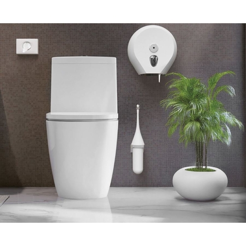 MARPLAST A65801AW ECOLORED wisząca szczotka do wc ABS Soft Touch biały