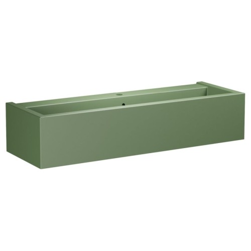 Kerasan 574211 KANAAL umywalka ceramiczna 120x40cm verde mat