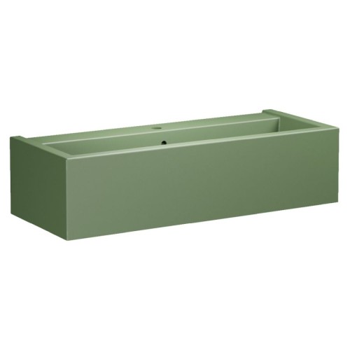 Kerasan 574311 KANAAL umywalka ceramiczna 100x40cm verde mat
