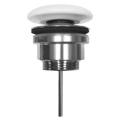 Kerasan 923301 Odplyw umywalkowy 5/4'' click-clack korek ceramiczny 5-65mm biały