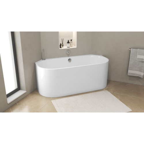 Polysan 33611MAL ASTRA AL MONOLITH wanna narożna 160x75x60cm biała