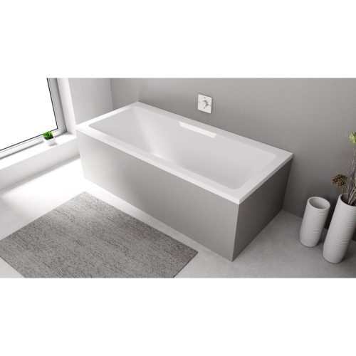 Polysan 73836.101 CASCATA wanna prostokątna 185x85x45cm kaskada biała