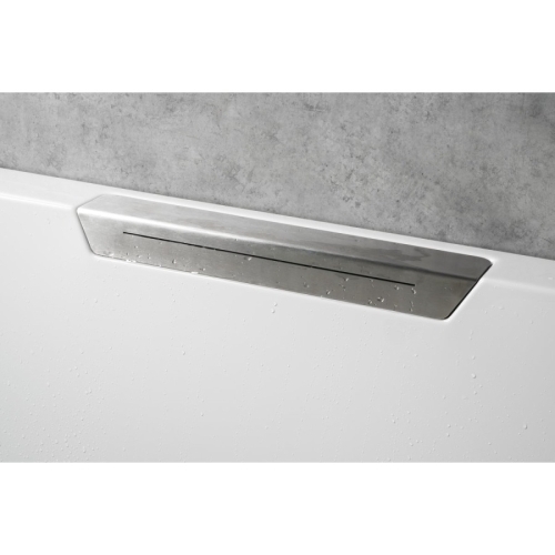 Polysan 73836ML.100 CASCATA L MONOLITH wanna prostokątna 180x80x60cm kaskada ze stali nierdzewnej