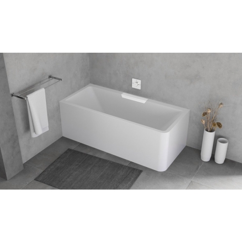 Polysan 73836ML.101 CASCATA L MONOLITH wanna prostokątna 180x80x60cm kaskada biała