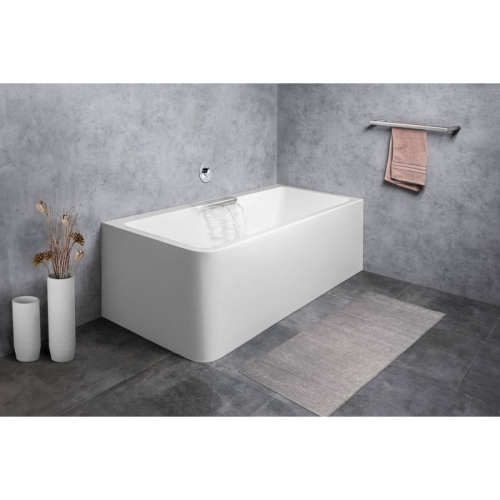 Polysan 73836MR.100 CASCATA R MONOLITH wanna prostokątna 180x80x60 kaskada ze stali nierdzewnej