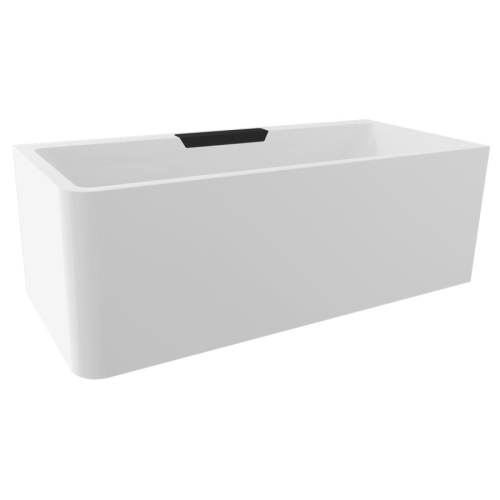Polysan 73836MR.102 CASCATA R MONOLITH wanna prostokątna 180x80x60cm kaskada czarna