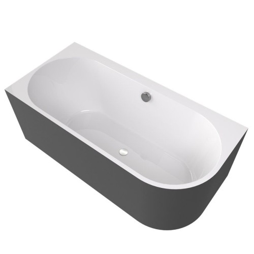 Polysan 33611M.41 ASTRA L MONOLITH wanna wolnostojąca przyścienna 160x75x60cm biały/carina