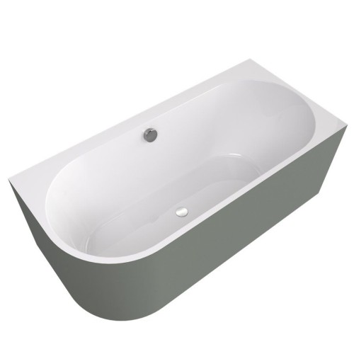 Polysan 34611M.44 ASTRA R MONOLITH wanna wolnostojąca przyścienna 160x75x60cm biały/verde