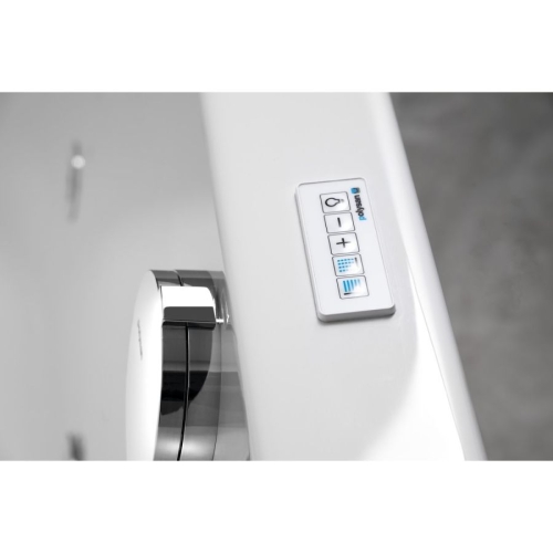 Polysan 73836.101.5020 CASCATA wanna z hydromasażem 185x85x45cm kaskada biała Highline Hydro chrom