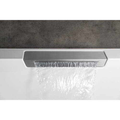 Polysan 73836.100.5010 CASCATA wanna z hydromasażem 185x85x45cm kaskada ze stali nierdz. Highline Hydro chrom