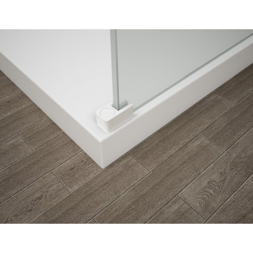 Polysan ES1413-03 Esca White Matt kabina przysznicowa Walk-In szkło mat dymione 1300 mm