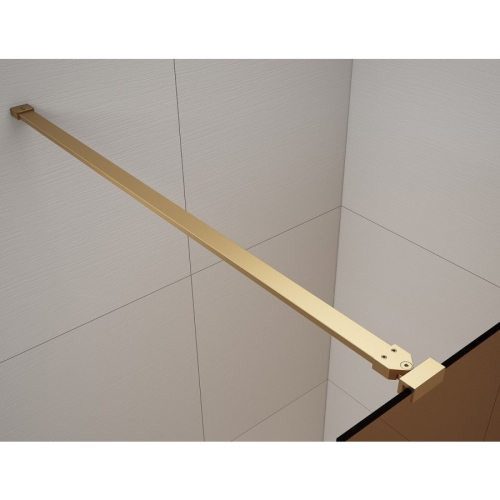 Polysan ES1413-08 Esca Gold Matt kabina przysznicowa Walk-In szklo dymione 1300 mm