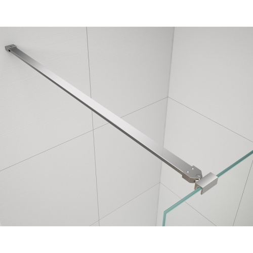 Polysan ES1415-05 Esca Chrome kabina przysznicowa Walk-In szklo dymione 1500 mm