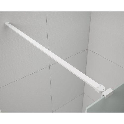 Polysan ES1415-07 Esca White Matt kabina przysznicowa Walk-In szklo dymione 1500 mm