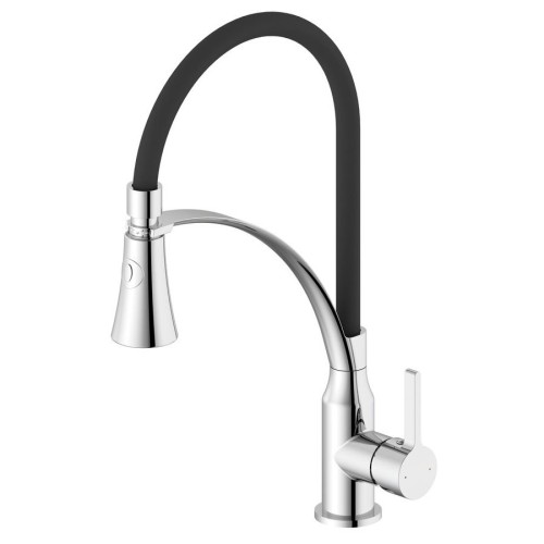 Sapho HT430 Hebe bateria zlewozmywakowa stojąca z prysznicem chrom